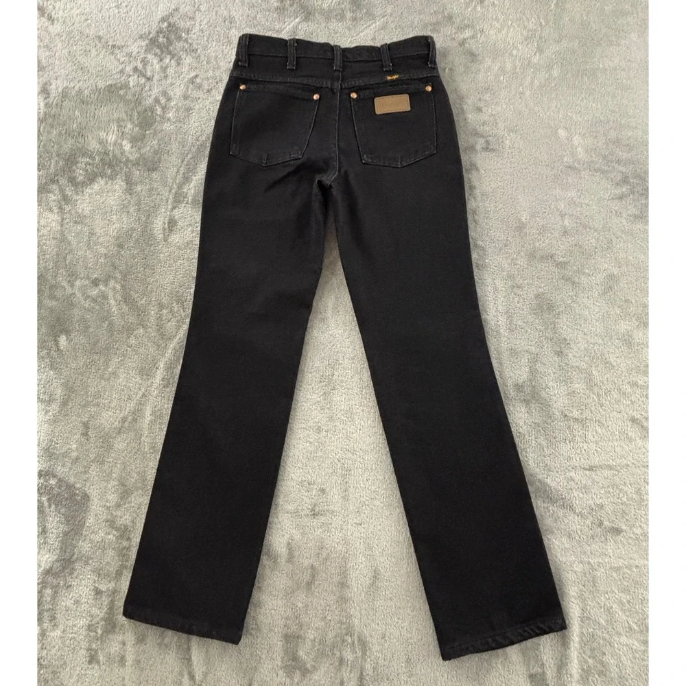 Wrangler‎ Cowboy Cut Slim Fit Jeans Mens 29x32 Black Stretch Denim 938BLK